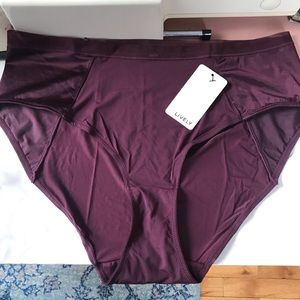 NWT Lively Luxe High Waist Bikini in Plum XL